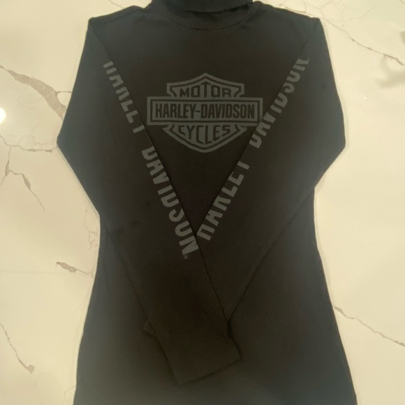 Harley Davidson suede jacket and turtleneck - Picture 5 of 8